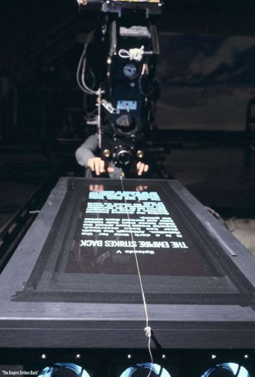 Filming The Title Sequence Of Star Wars