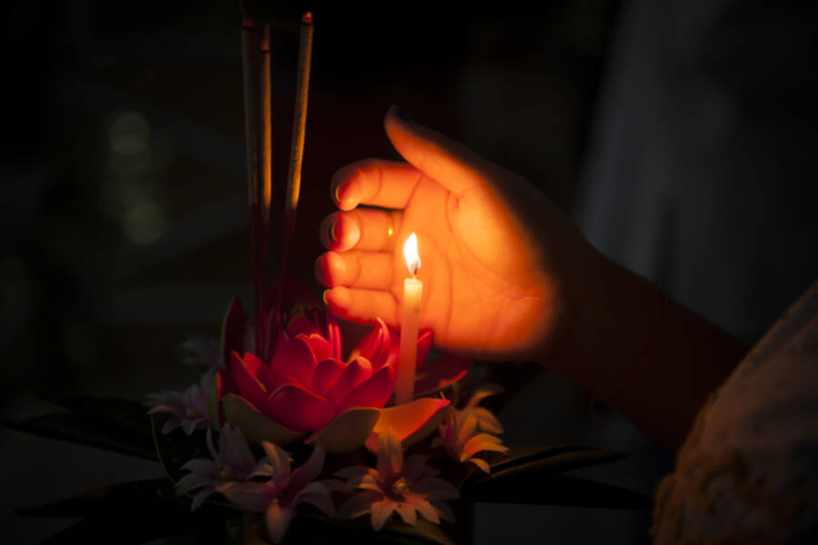Candle Lit Krathong