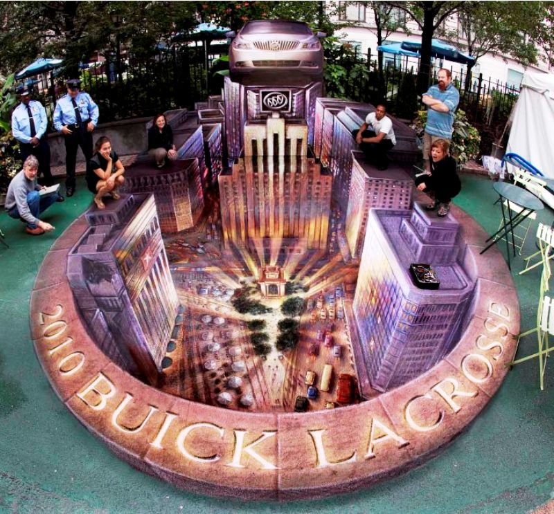 3d Chalk Art