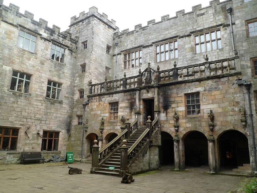 Chillingham Castle Courtyard