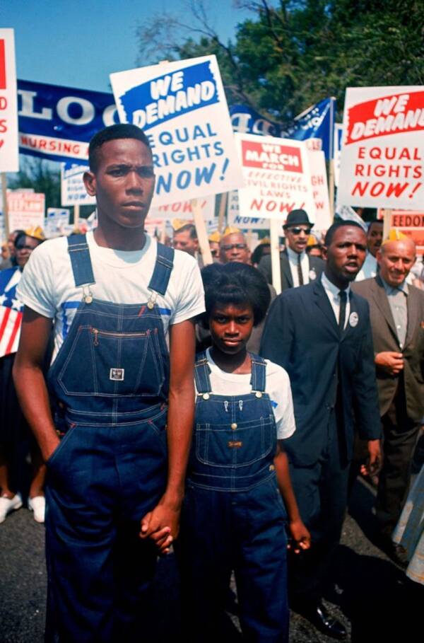 Couple At March On Washington