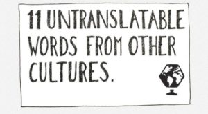 Untranslatable Words