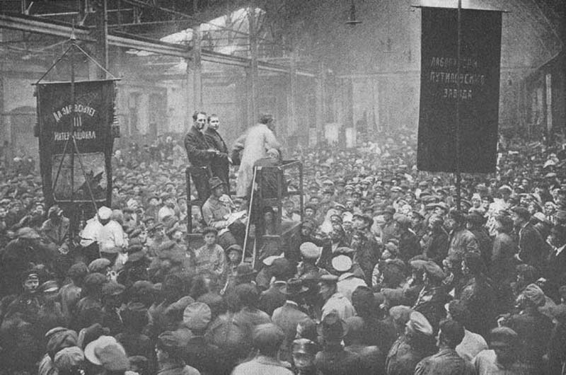 Putilov Strike During Russian Revolution