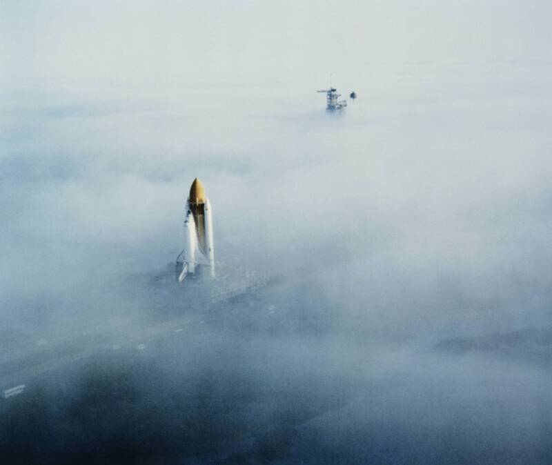 Challenger Among Mist