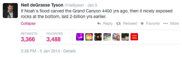 Neil DeGrasse Tyson Tweets Noah