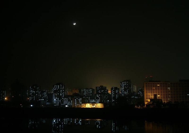 Pyongyang At Night