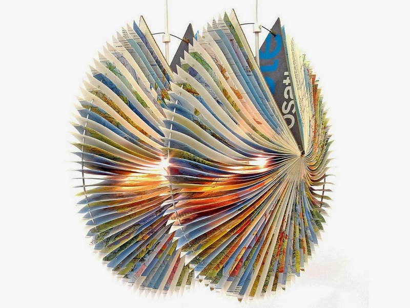 Book Art Book Lamp