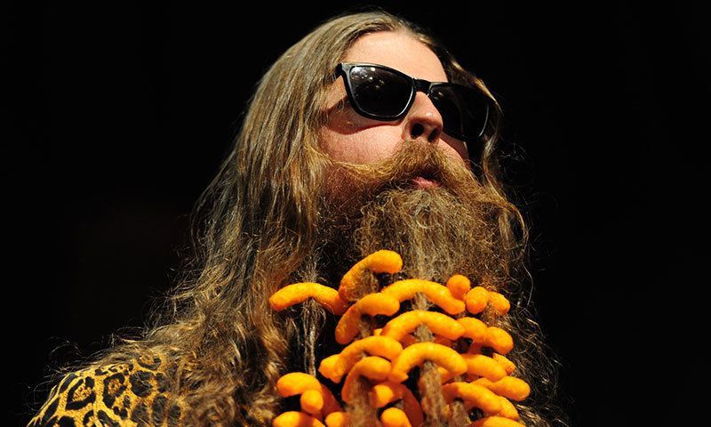 Cheeto Beard at World Beard and Moustache Championships