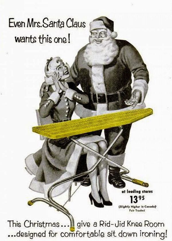 Ironing Board Christmas Ads