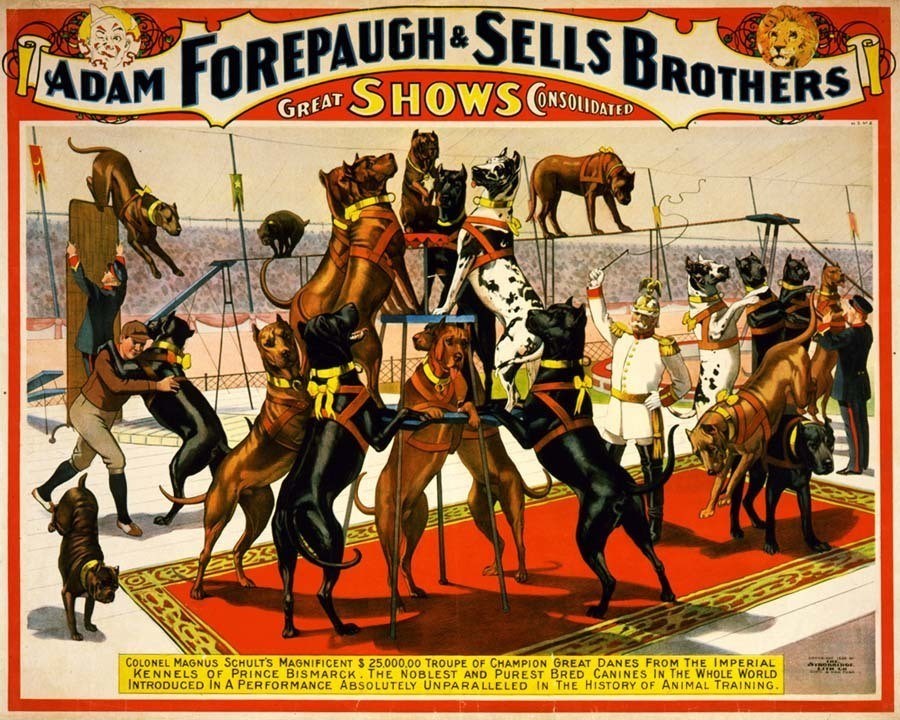 classic circus forepaugh sells