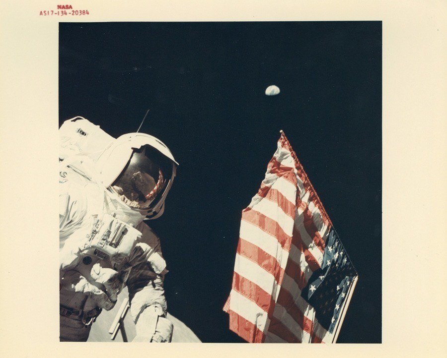 classic nasa american flag