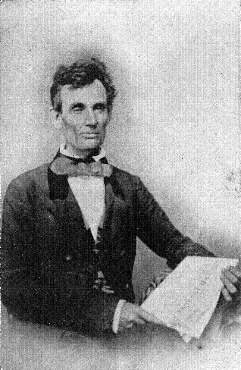 Abraham Lincoln Photos 1854 Paper