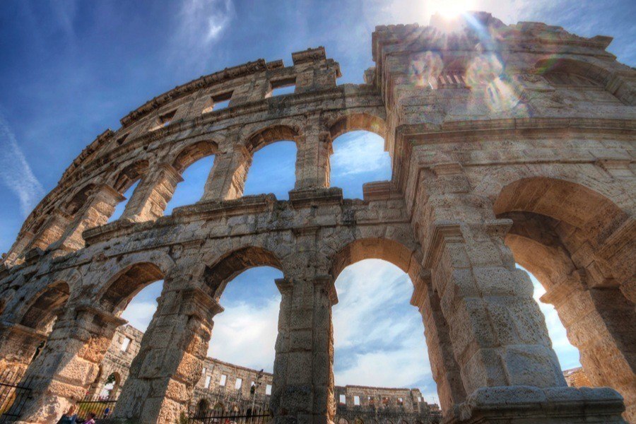 Roman Ruins Pula Coliseum