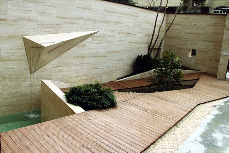 Complex Garden Waterfalls