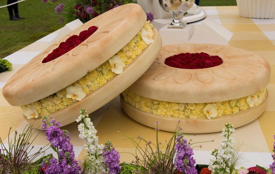 chelsea flower show biscuits