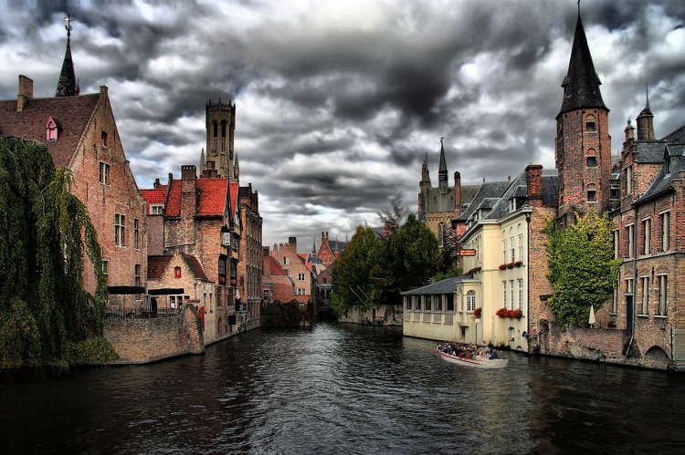 Beautiful Towns Bruges Cloudy