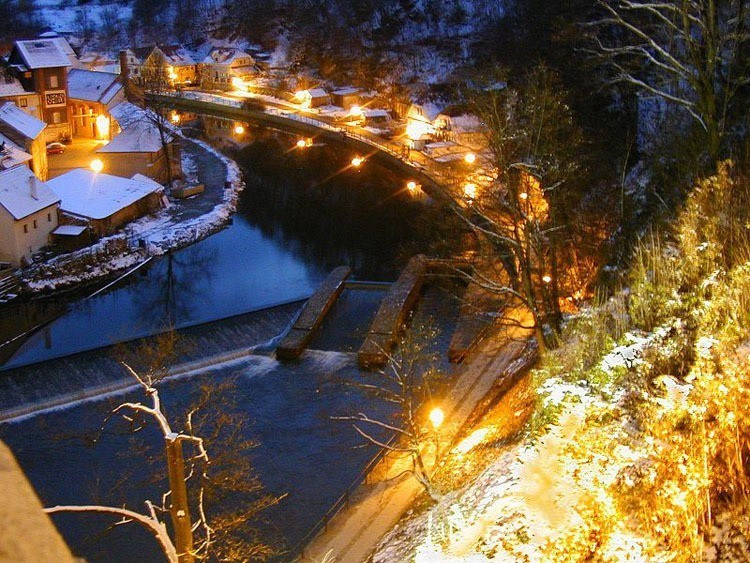 Most Beautiful Towns Cesky Krumlov Vltava
