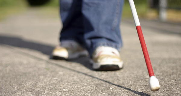 Human Echolocation Shoes Cane