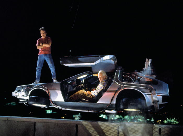 Back To The Future Fiberglass Delorean