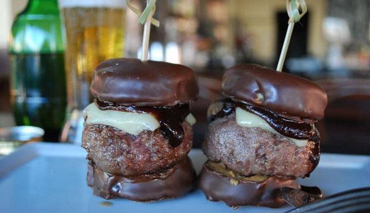 Sandwich History Chocolate Cheeseburger