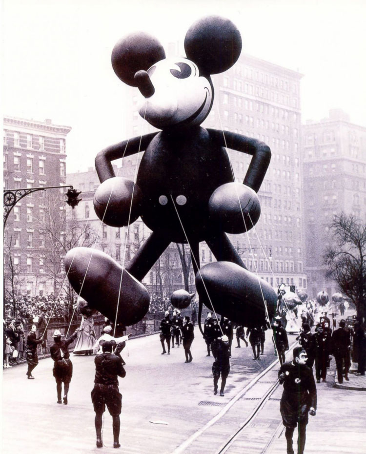 Vintage Macys Thanksgiving Day Parade Photos Mickey Mouse