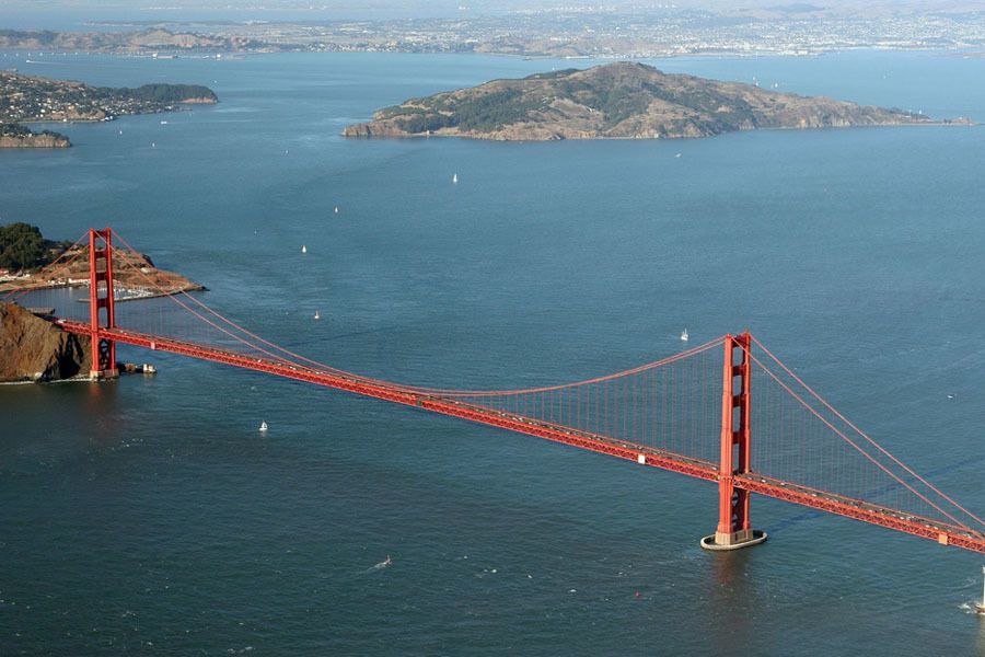 Golden Gate Bridge Facts Aerial
