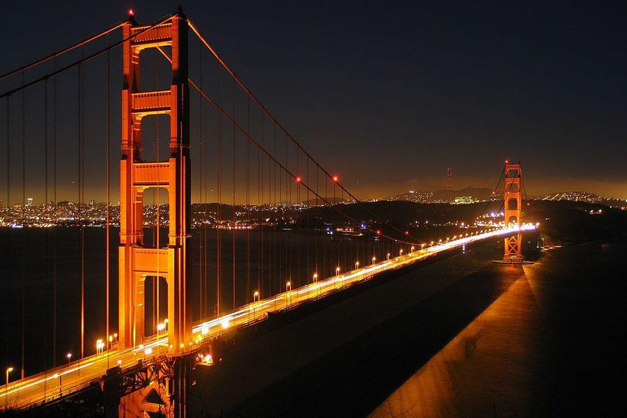 Golden Gate Bridge Photos Night