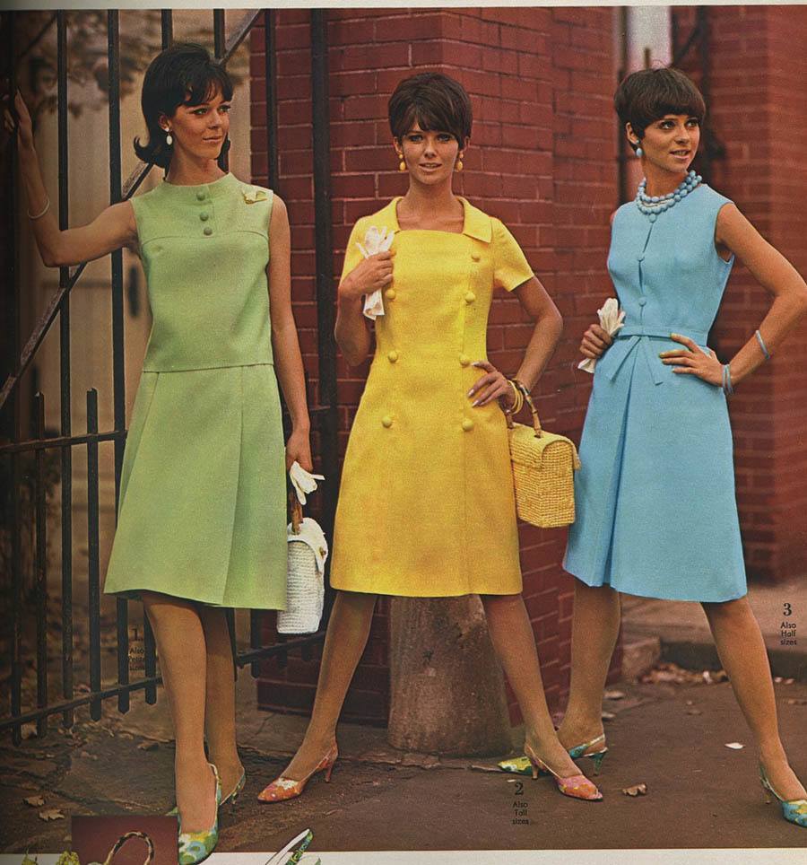 Mad Men Fashion Three Dresses