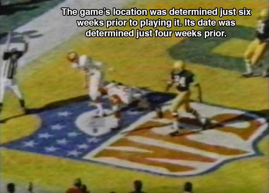 Super Bowl 1 Facts Planning