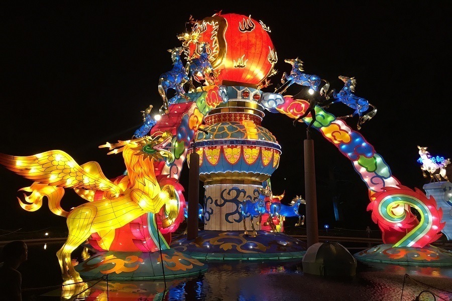 Chinese New Year Lantern Installation