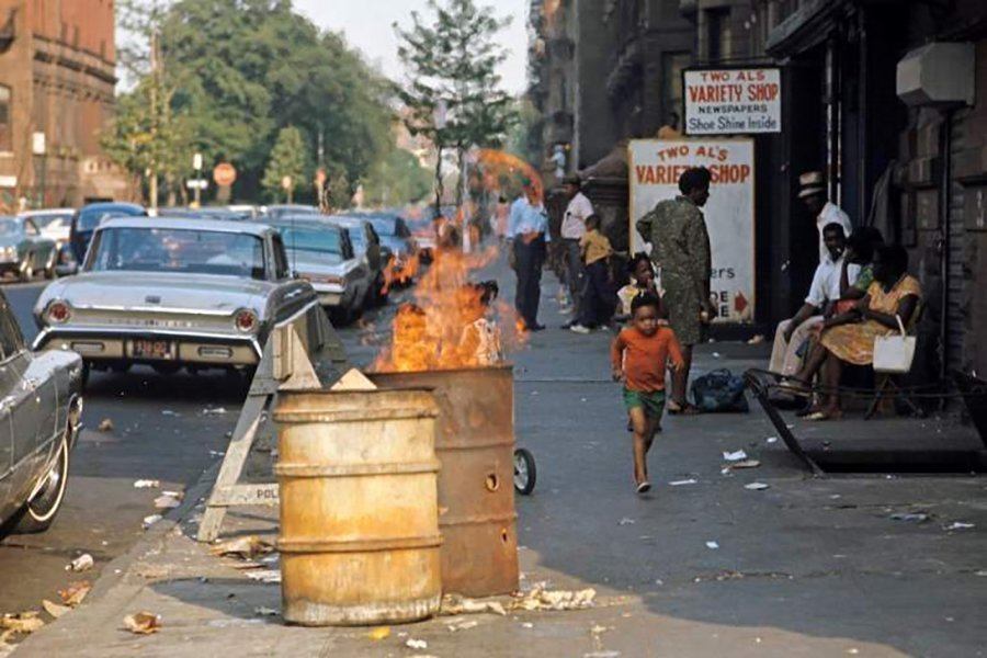 Trash Can Fire Harlem