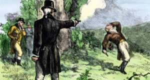 Color Portrait Hamilton Burr Duel