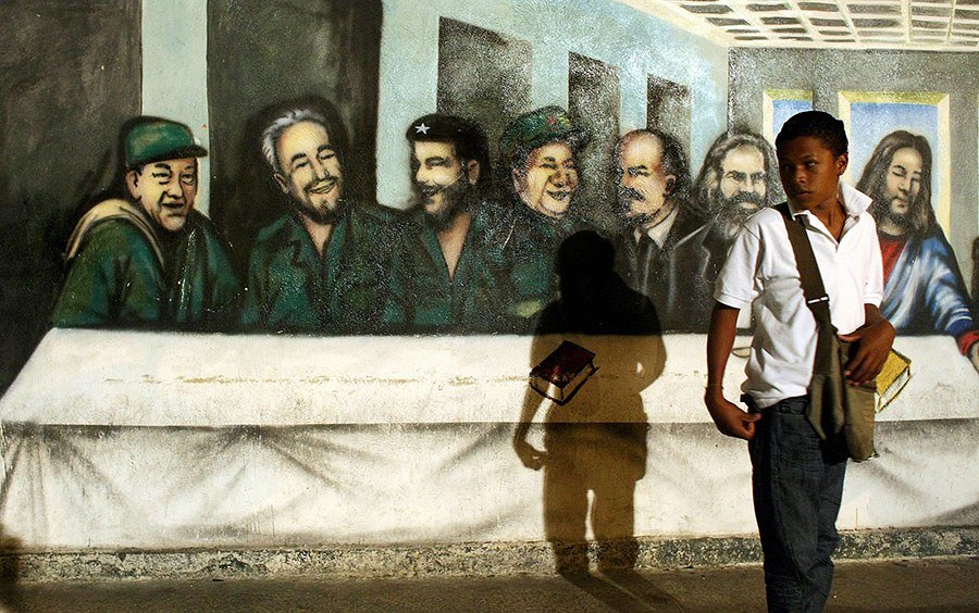 Jesus Communism Mural