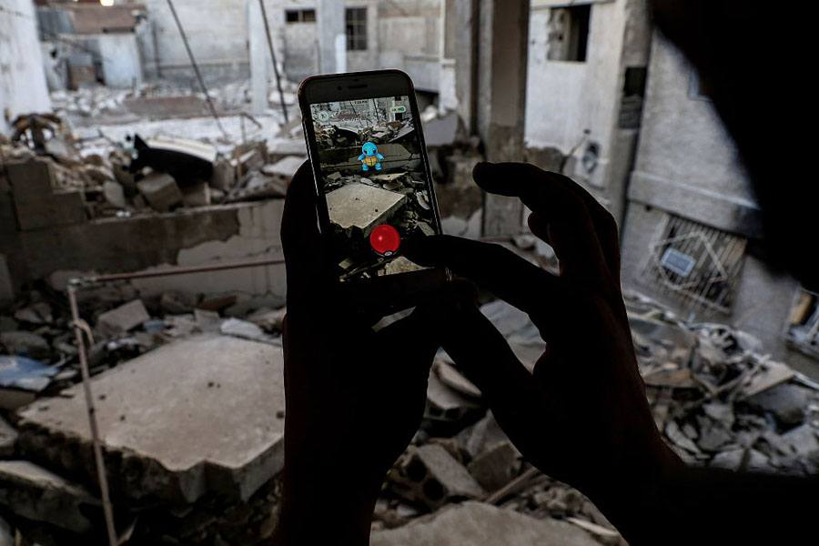 Pokemon Go Syria Rubble