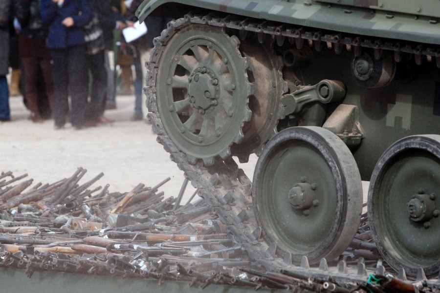 Tank Crushing Guns
