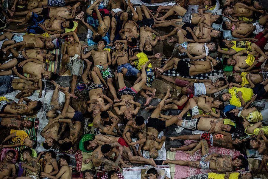 Inmates Sleeping