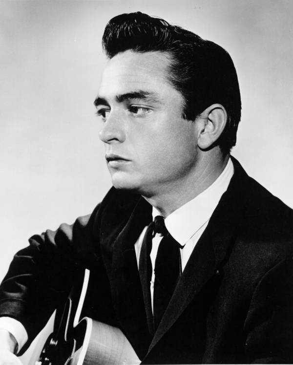 Cash Posing Guitar