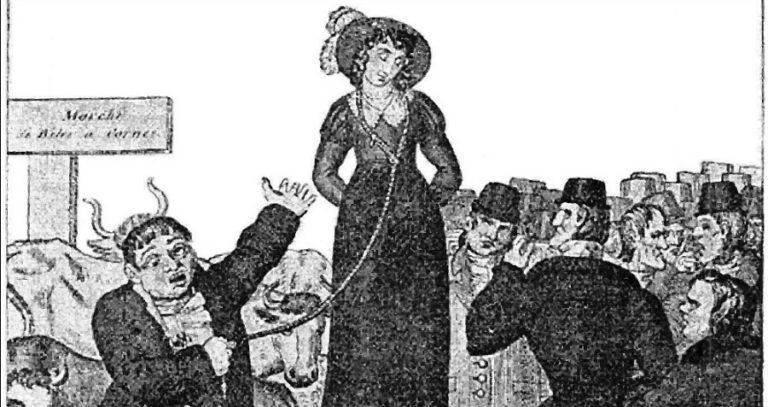 Woman Stand Wife Selling Custom