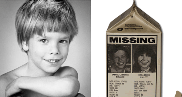 Missing Children Milk Cartons Og