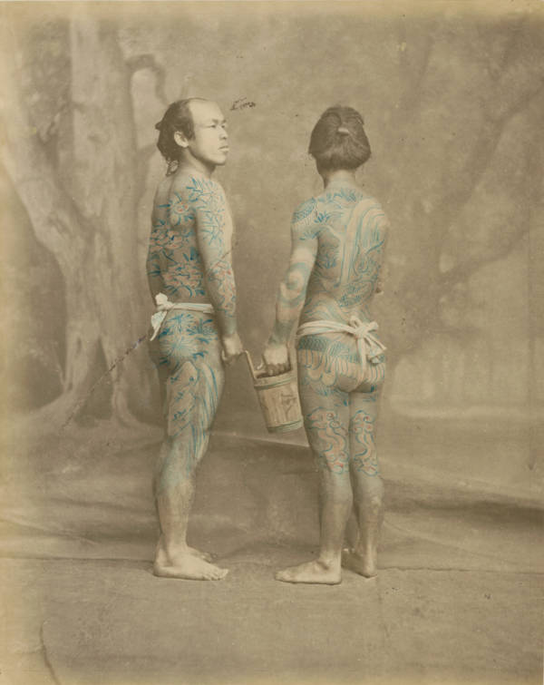 Vintage Tattoos Japanese Men