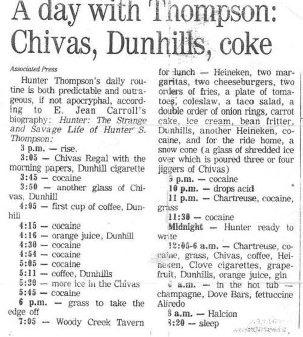 A Day With Hunter Thompson