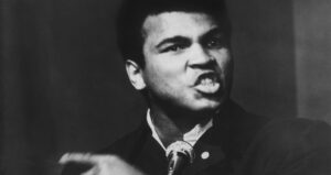 Muhammad Ali Giving Passionate Speech