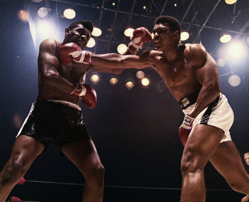 Muhammad Ali Punches Floyd Patterson
