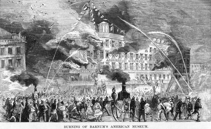 Barnum Museum Burns