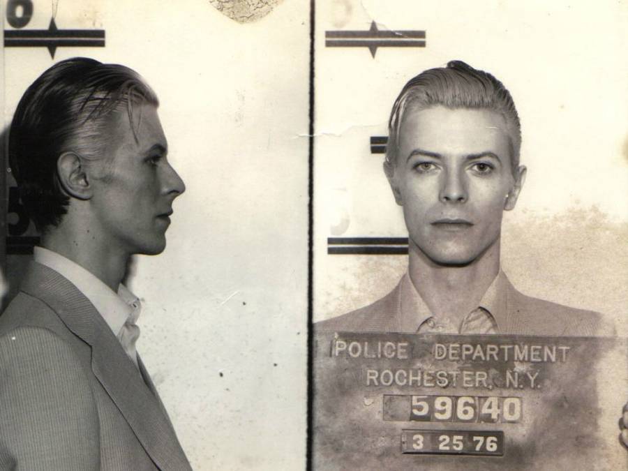 David Bowie Mugshot