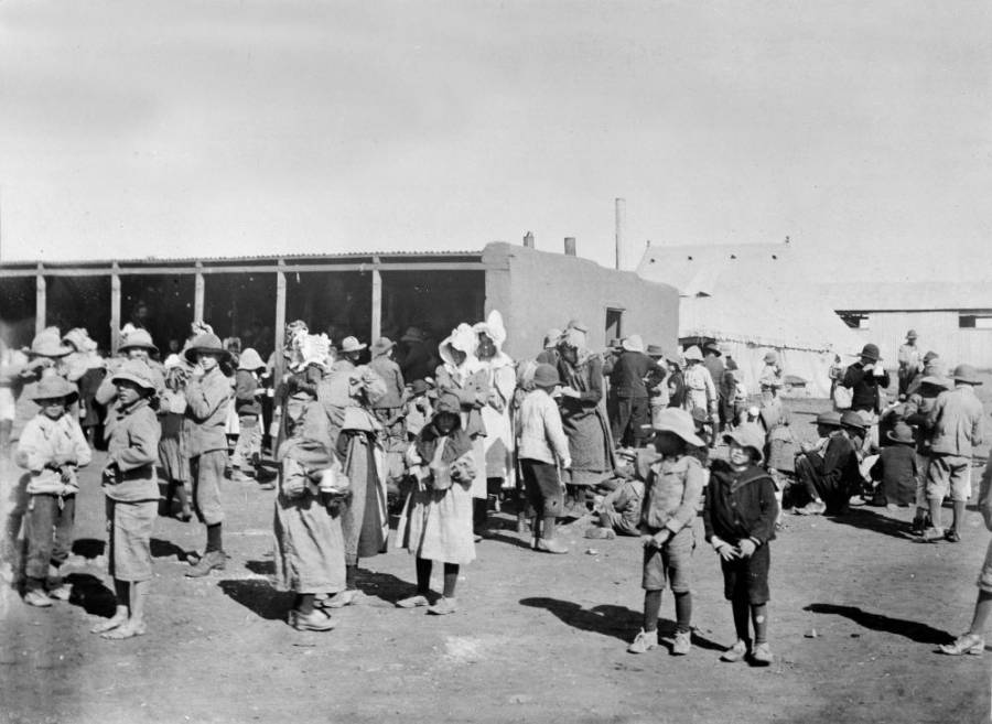 Children In Concentation Camp