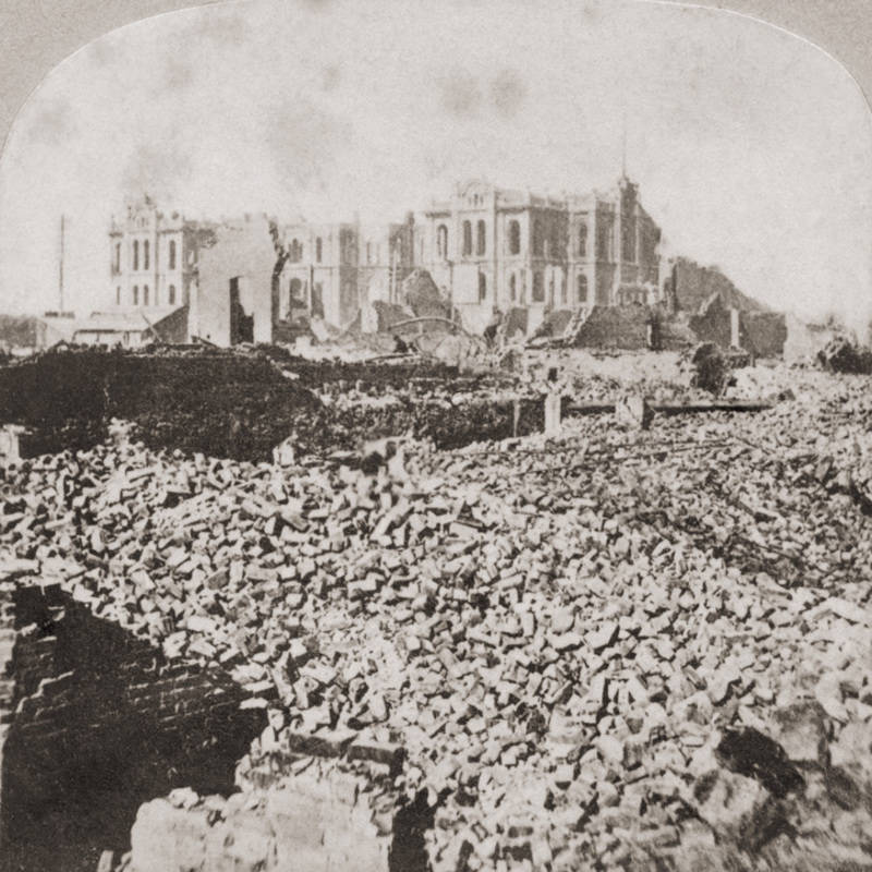 Great Chicago Fire Rubble