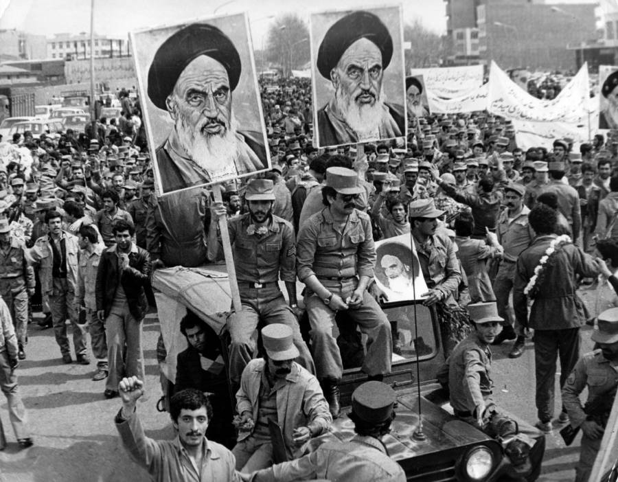 Iranian Revolution Khomeini Poster