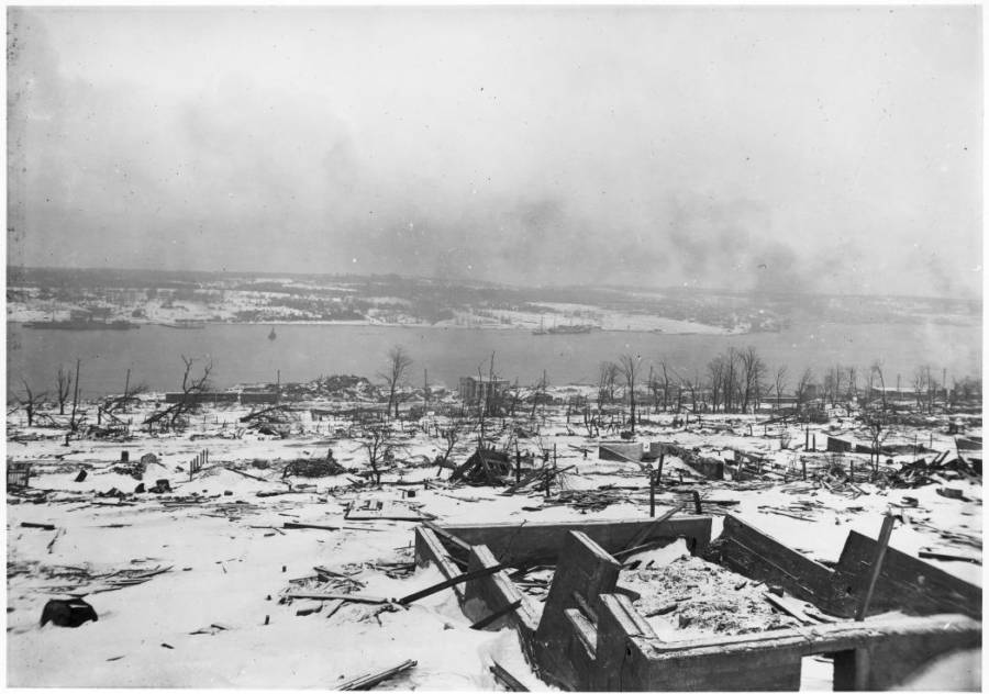 Damage From The Halifax Explosion