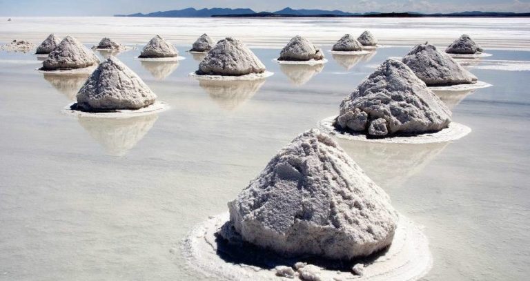 Salt Mounds Bolivia